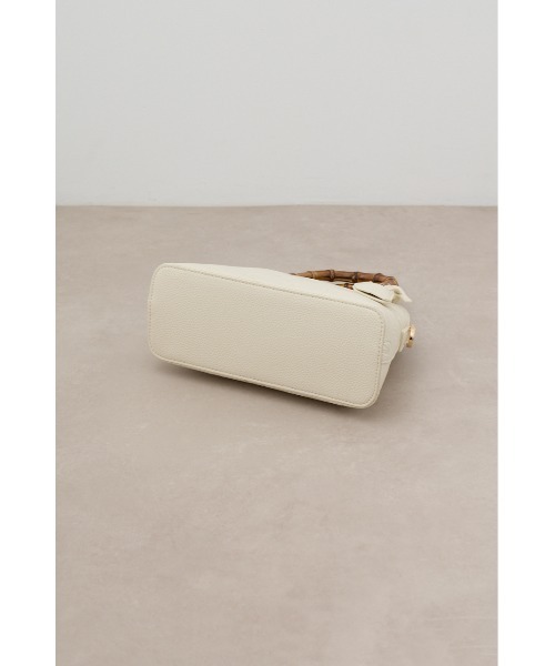 AZUL by moussy（アズールバイマウジー）の「モノグラムエンボスダブルジッパーバッグ（ハンドバッグ・レディース・ブラック/ライトブルー/アイボリー・FREE）」の10枚目の写真