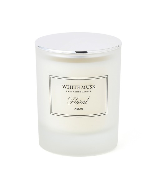Francfranc（フランフラン）の「クラシックフラワー ホワイトムスク フローラル キャンドル（キャンドル・レディース・マルチ・FREE）」の2枚目の写真