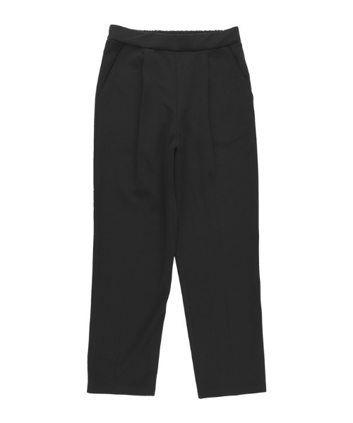 coca(coca)(コカ)の「裏起毛ジョーゼットテーパードパンツ(その他パンツ・レディース・アイボリー/ブラック・L/M/S)」の14枚目の写真