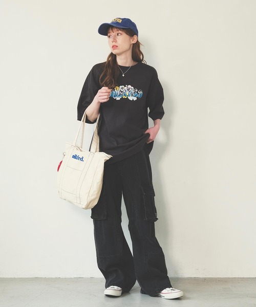 MILKFED.(ミルクフェド)の「WASHED COLLEGE LOGO CAP(キャップ・レディース・ブルー/バーガンディー/チャコール・ONE SIZE)」の15枚目の写真
