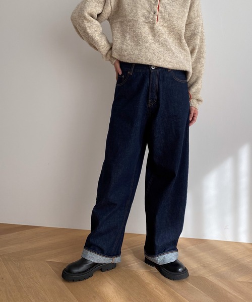 canal jeans YA-YA　Windyワイドデニムパンツ CANAL JEAN（キャナルジーン）の「YA-YA Windyワイドデニム