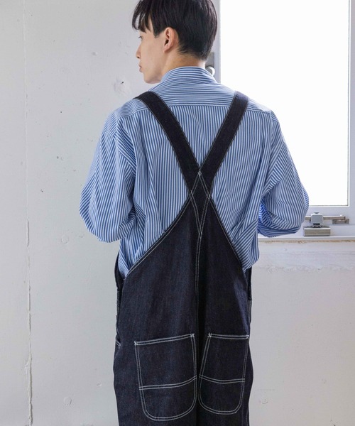 LOWRYS FARM(ローリーズファーム)の「デニムオーバーオール 991585(サロペット/オーバーオール・メンズ・ワンウォッシュ・MEDIUM/LARGE)」の5枚目の写真