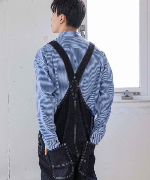 LOWRYS FARM(ローリーズファーム)の「デニムオーバーオール 991585(サロペット/オーバーオール・メンズ・ワンウォッシュ・MEDIUM/LARGE)」の6枚目の写真