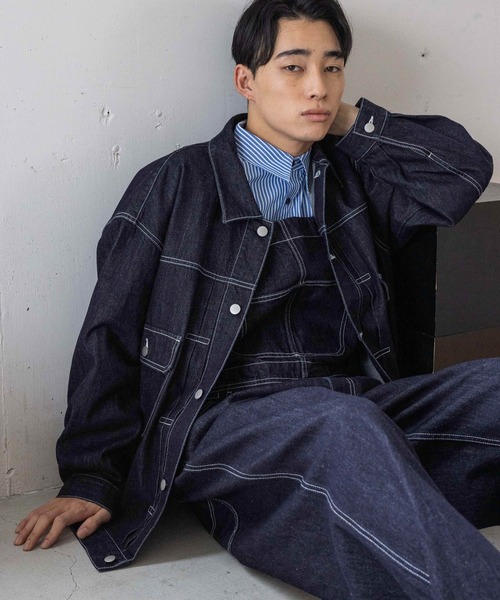 LOWRYS FARM(ローリーズファーム)の「デニムオーバーオール 991585(サロペット/オーバーオール・メンズ・ワンウォッシュ・MEDIUM/LARGE)」の11枚目の写真