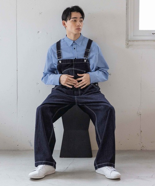 LOWRYS FARM(ローリーズファーム)の「デニムオーバーオール 991585(サロペット/オーバーオール・メンズ・ワンウォッシュ・MEDIUM/LARGE)」の12枚目の写真