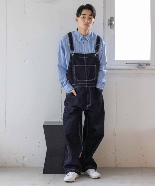 LOWRYS FARM(ローリーズファーム)の「デニムオーバーオール 991585(サロペット/オーバーオール・メンズ・ワンウォッシュ・MEDIUM/LARGE)」の15枚目の写真