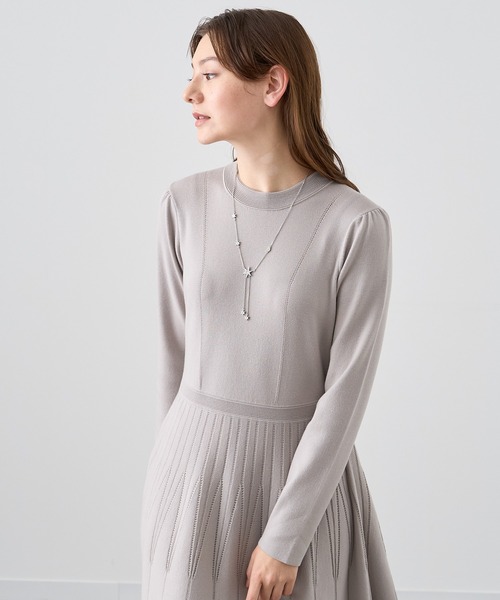 ANAYI（アナイ）の「アイレットスムース ワンピース（ワンピース