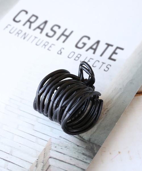 colleca la（コレカラ）の「コイルタイトポニーバンスクリップ（バレッタ/ヘアクリップ・レディース・ブラック/ゴールド/シルバー・ﾌﾘ-）」の2枚目の写真