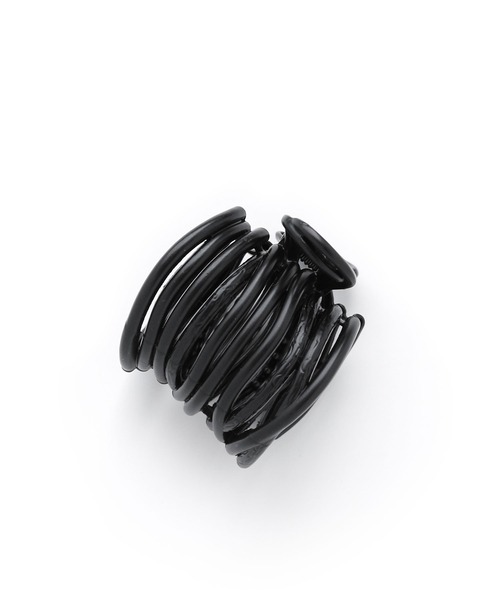 colleca la（コレカラ）の「コイルタイトポニーバンスクリップ（バレッタ/ヘアクリップ・レディース・ブラック/ゴールド/シルバー・ﾌﾘ-）」の7枚目の写真