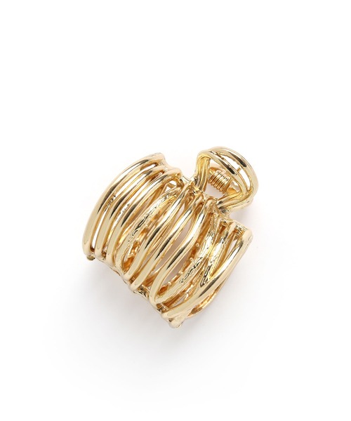 colleca la（コレカラ）の「コイルタイトポニーバンスクリップ（バレッタ/ヘアクリップ・レディース・ブラック/ゴールド/シルバー・ﾌﾘ-）」の9枚目の写真