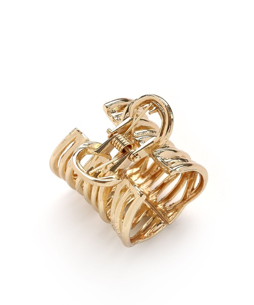 colleca la（コレカラ）の「コイルタイトポニーバンスクリップ（バレッタ/ヘアクリップ・レディース・ブラック/ゴールド/シルバー・ﾌﾘ-）」の10枚目の写真