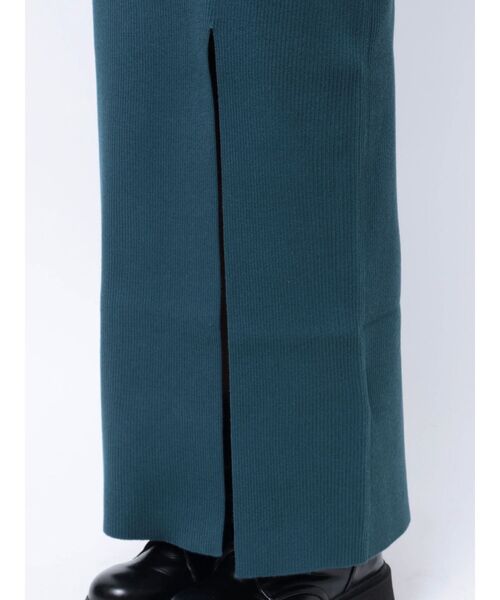 EMODA（エモダ）の「クロスリブスリットマキシワンピース（ワンピース・レディース・グレー/ブラック/ブルー・FREE）」の11枚目の写真