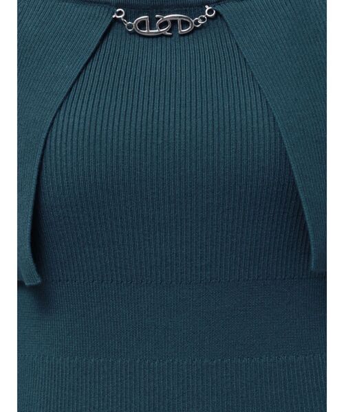 EMODA（エモダ）の「クロスリブスリットマキシワンピース（ワンピース・レディース・グレー/ブラック/ブルー・FREE）」の15枚目の写真