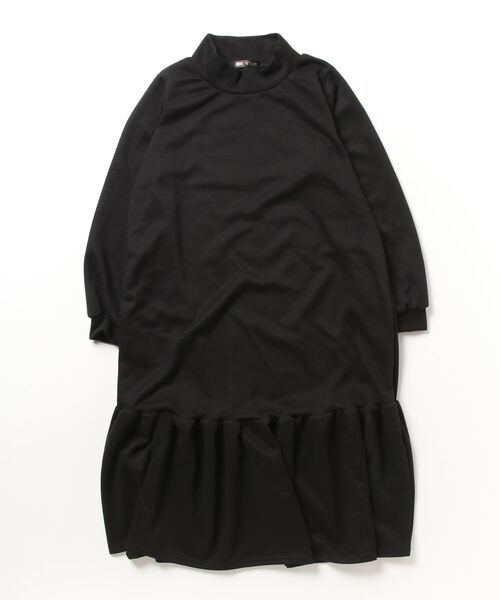 FREE STYLISTS(フリー スタイリスト)の「スウェットハイネックワンピース(ワンピース・レディース・ボルドー/ブラック/チャコールグレー・M/L/XL/XXL)」の22枚目の写真