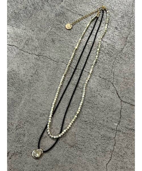 EMODA（エモダ）の「ダブルチェーンネックレス（ネックレス・レディース・ゴールド/シルバー・FREE）」の6枚目の写真