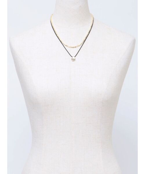EMODA（エモダ）の「ダブルチェーンネックレス（ネックレス・レディース・ゴールド/シルバー・FREE）」の10枚目の写真
