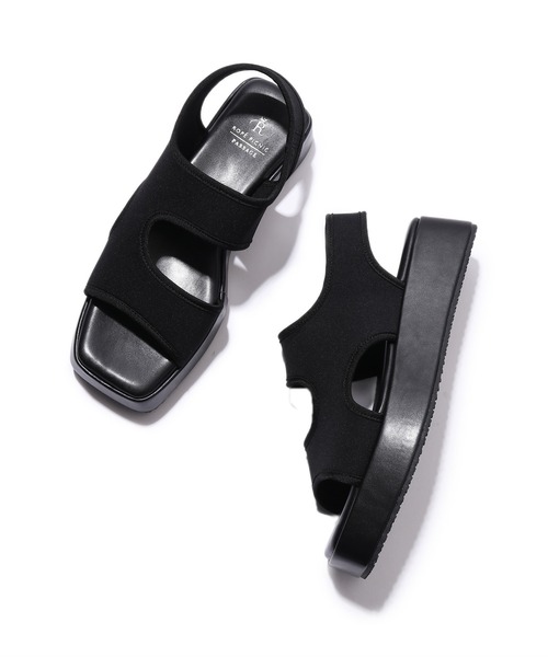 ROPE' PICNIC（ロペピクニック）の「ネオプレーンプラットフォームサンダル（サンダル・レディース・キナリ/ブラック・23.0cm/23.5cm/24.0cm）」の4枚目の写真