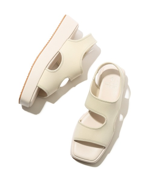 ROPE' PICNIC（ロペピクニック）の「ネオプレーンプラットフォームサンダル（サンダル・レディース・キナリ/ブラック・23.0cm/23.5cm/24.0cm）」の5枚目の写真