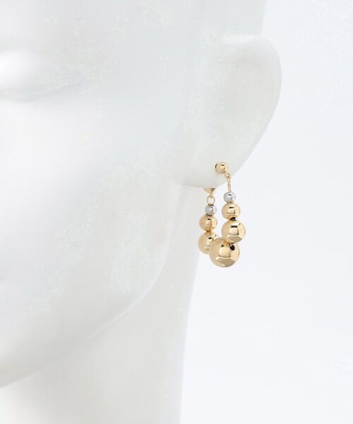 FREAK'S STORE（フリークスストア）の「限定展開　スライド ボール ピアス ２（ピアス（両耳用）・レディース・シルバー/ゴールド・ONE SIZE）」の13枚目の写真