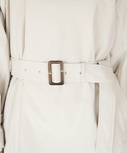 ROPE' PICNIC（ロペピクニック）の「【2WAY】スタンドカラーミドルコート（トレンチコート・レディース・チャコールグレー/ベージュ系その他2/ベージュ・36/38）」の17枚目の写真