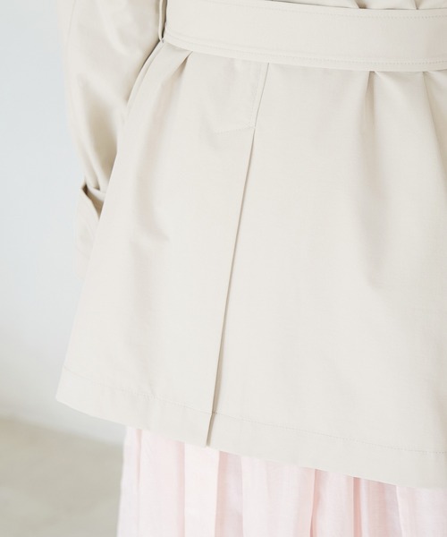 ROPE' PICNIC（ロペピクニック）の「【2WAY】スタンドカラーミドルコート（トレンチコート・レディース・チャコールグレー/ベージュ系その他2/ベージュ・36/38）」の12枚目の写真