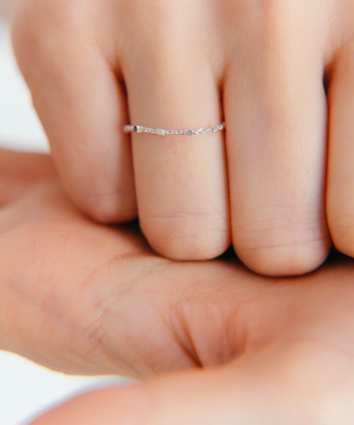 whim（ウィム）の「【NEW】Silver925 tiny chain ring（リング・レディース・シルバー/ゴールド・#9/#13）」の11枚目の写真
