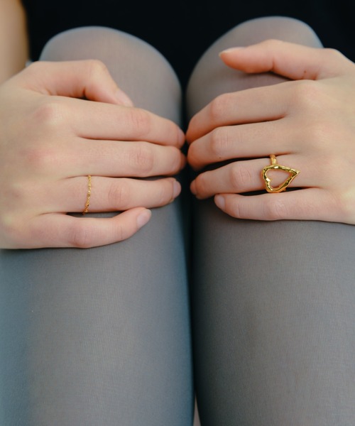 whim（ウィム）の「【NEW】Silver925 tiny chain ring（リング・レディース・シルバー/ゴールド・#9/#13）」の4枚目の写真