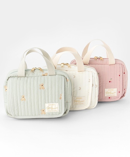 petit main（プティマイン）の「【抗菌防臭】マルチケース（その他ベビー用品・キッズ・アイボリー/ライトピンク/ライトグリーン・FREE）」の7枚目の写真