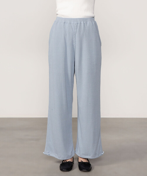 UNFIL(アンフィル)の「unfil | ローシルクジャージー リブワイドパンツ WOMEN(その他パンツ・レディース・ブルー系その他/ブラック系その他・0)」の16枚目の写真