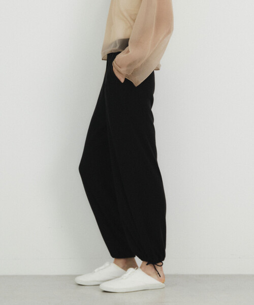 UNFIL(アンフィル)の「unfil | ローシルクジャージー リブワイドパンツ WOMEN(その他パンツ・レディース・ブルー系その他/ブラック系その他・0)」の10枚目の写真