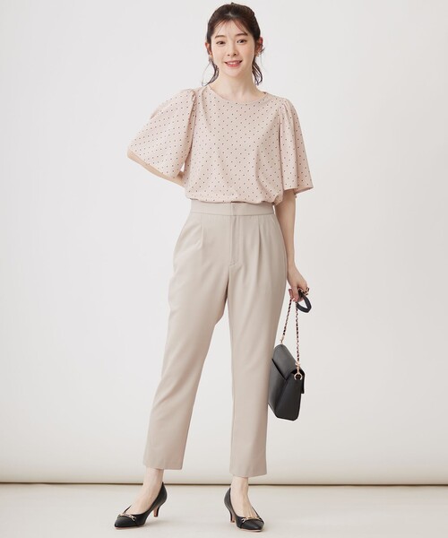 ANY SIS(エニィスィス)の「【接触冷感・吸水速乾・UVケア】エアリードレープスムース フレア袖 ブラウス(シャツ/ブラウス・レディース・ライトグレー系9/ライトグリーン系/ネイビー系9/ホワイト系/ホワイト系1/ブルー系・4)」の22枚目の写真