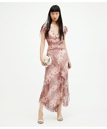 ALLSAINTS | BREA CASCADE DRESS | BREA CASCADE ドレス・ワンピース(ワンピース)