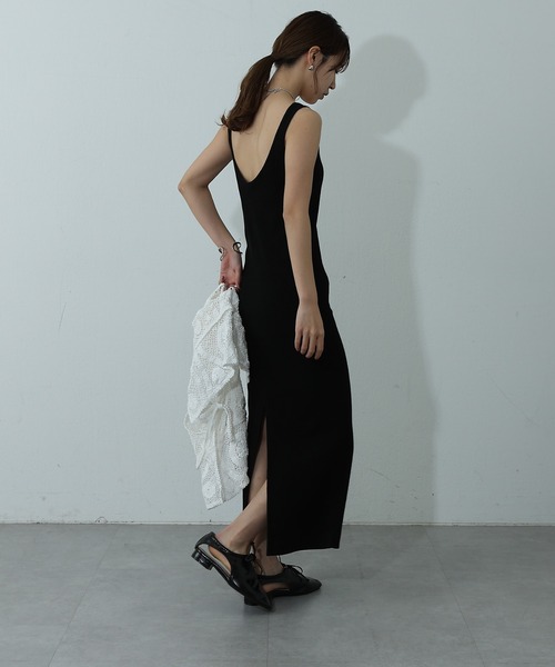 COLONY 2139(コロニートゥーワンスリーナイン)の「カップ付リブタンクワンピース(ワンピース・レディース・ブラック/オフホワイト/グレー・FREE)」の21枚目の写真