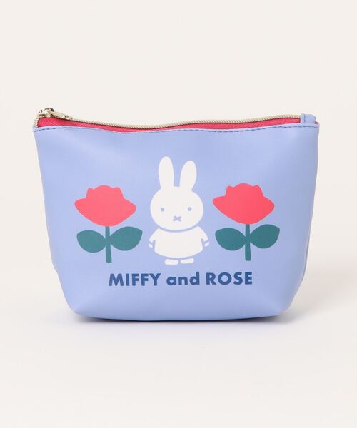 miffy 】 ディック・ブルーナ 舟形ポーチ ローズ（ポーチ
