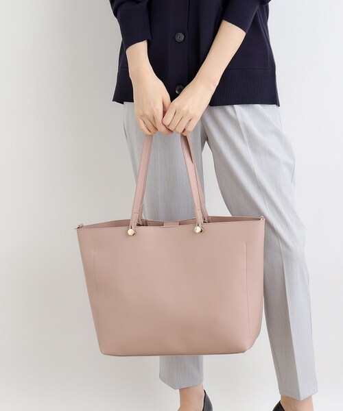 grove（グローブ）の「◆【A4／PC収納可／お仕事】人間工学 サークル機能2WAYトート（トートバッグ・レディース・サックスブルー/ブラック/ライトグレー/サンドベージュ/アイボリー系7・00）」の3枚目の写真