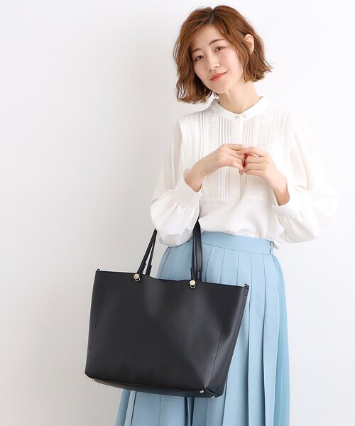 grove（グローブ）の「◆【A4／PC収納可／お仕事】人間工学 サークル機能2WAYトート（トートバッグ・レディース・サックスブルー/ブラック/ライトグレー/サンドベージュ/アイボリー系7・00）」の8枚目の写真