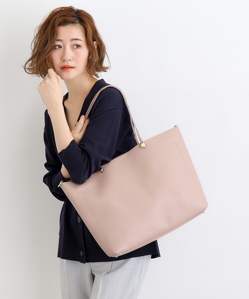 grove（グローブ）の「◆【A4／PC収納可／お仕事】人間工学 サークル機能2WAYトート（トートバッグ・レディース・サックスブルー/ブラック/ライトグレー/サンドベージュ/アイボリー系7・00）」の10枚目の写真