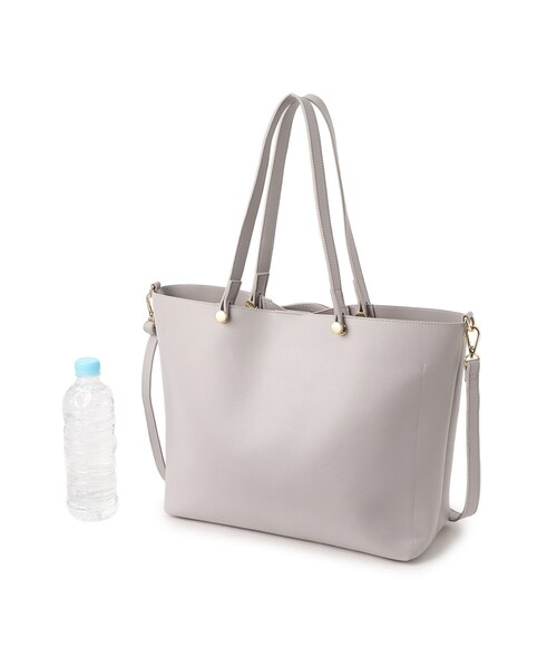 grove（グローブ）の「◆【A4／PC収納可／お仕事】人間工学 サークル機能2WAYトート（トートバッグ・レディース・サックスブルー/ブラック/ライトグレー/サンドベージュ/アイボリー系7・00）」の17枚目の写真