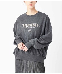 箔プリントサークルロゴプルオーバー