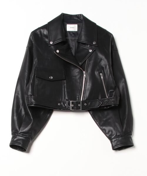 MURUAブラックライダースジャケット