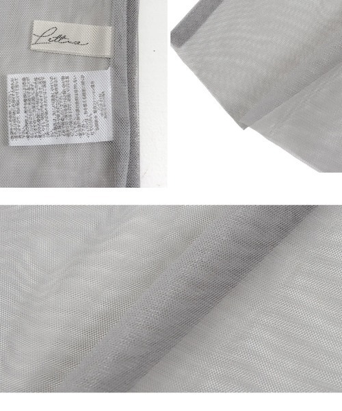 KOBE LETTUCE(コウベレタス)の「チュールオーバートップス(その他トップス・レディース・ブラック/オフホワイト/グレー/ブルー・M)」の10枚目の写真