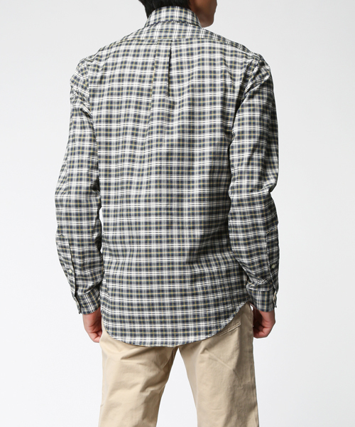 POLO RALPH LAUREN（ポロ ラルフ ローレン）の「スリムフィット ストレッチ オックスフォード シャツ（シャツ/ブラウス・メンズ・パープル/グリーン系その他/ネイビー・LARGE/MEDIUM/SMALL/X-LARGE/X-SMALL/XX-LARGE）」の10枚目の写真