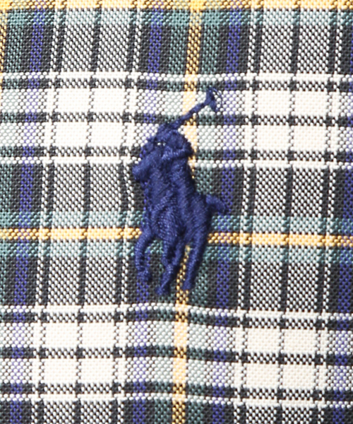 POLO RALPH LAUREN（ポロ ラルフ ローレン）の「スリムフィット ストレッチ オックスフォード シャツ（シャツ/ブラウス・メンズ・パープル/グリーン系その他/ネイビー・LARGE/MEDIUM/SMALL/X-LARGE/X-SMALL/XX-LARGE）」の14枚目の写真