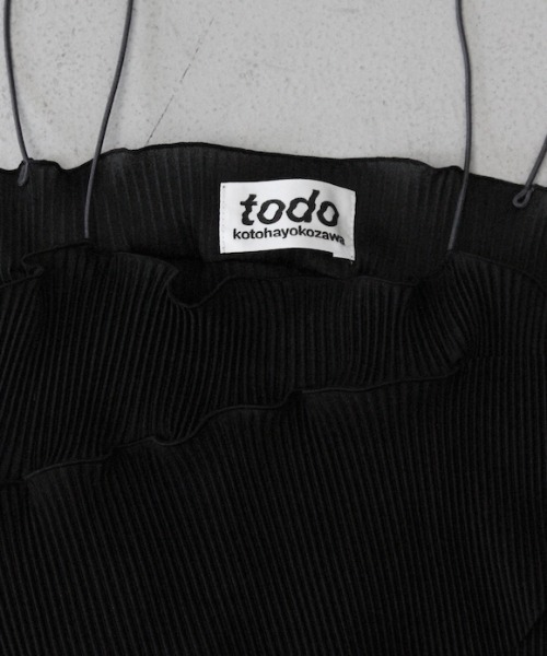 kotohayokozawa(コトハヨコザワ)の「kotohayokozawa todo Sheer Short Camisole(キャミソール・レディース・カーキ/オレンジ/ベージュ/ホワイト/ブラック・FREE)」の11枚目の写真