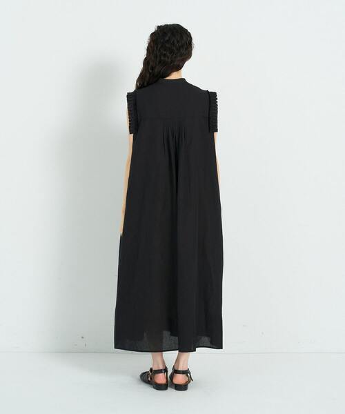 conges payes ADIEU TRISTESSE（コンジェ ペイエ アデュートリステス）の「タックフリルスリーブレスワンピース（ワンピース・レディース・イエロー/ブラック・38）」の16枚目の写真