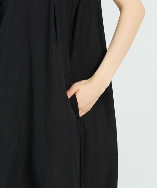 conges payes ADIEU TRISTESSE（コンジェ ペイエ アデュートリステス）の「タックフリルスリーブレスワンピース（ワンピース・レディース・イエロー/ブラック・38）」の19枚目の写真