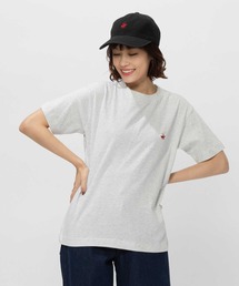 【BEVERLY HILLS POLO CLUB】【別注】ワンポイント刺繍半袖Tシャツ