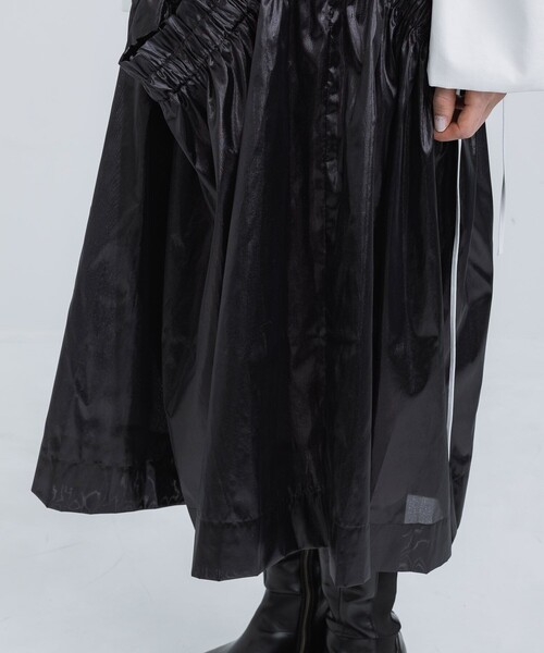 HOUGA(ホウガ)の「【HOUGA/ホウガ】《STUDIOUS別注》prima frill dress/プリマフリルドレス(ドレス・レディース・ブラック・FREE)」の2枚目の写真