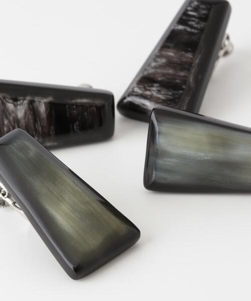 URBAN RESEARCH DOORS(アーバンリサーチドアーズ)の「バッファローホーンイヤリング(イヤリング・レディース・ナチュラル/ブラック・ONE)」の3枚目の写真