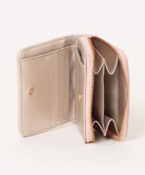 Guess(ゲス)の「【GUESS】ゲス GIULLY coreMINI ZIP AROUND 二つ折り財布(財布・レディース・ピンク/ブラック・FREE)」の7枚目の写真